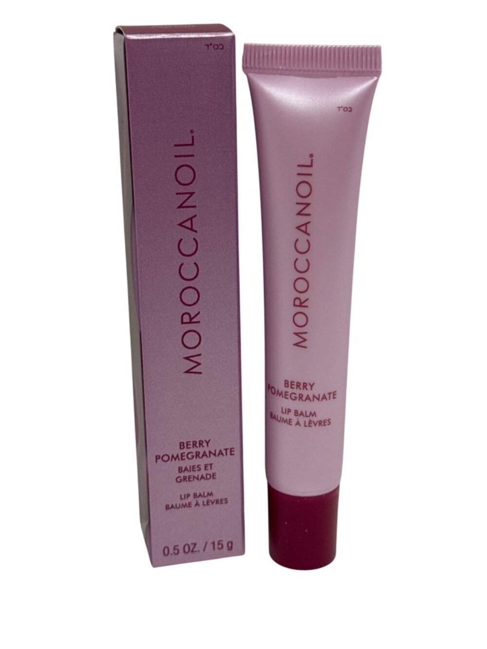 Moroccanoil Lip Balm Vanilla Date Hydrating Argan Butter Peptide Hyaluronic Acid